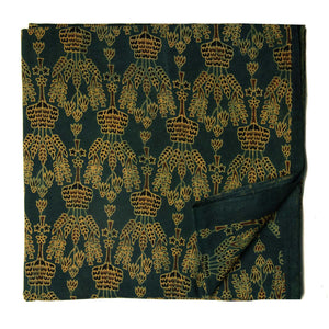 Precut 0.25 meters -Ajrakh Hand Block Natural Dyed Cotton Fabric