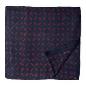Ajrakh Hand Block Natural Dyed Cotton Fabric
