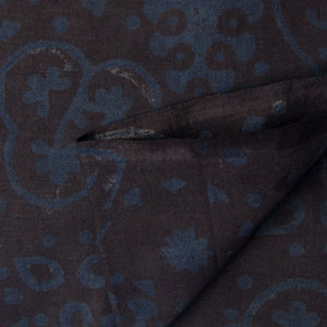 Ajrakh Hand Block Natural Dyed Cotton Fabric