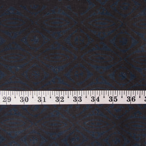 Ajrakh Hand Block Natural Dyed Cotton Fabric