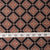 Precut 1 meter -Black & Red Ajrakh Hand Block Printed Cotton Fabric