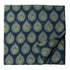 Precut 0.25 meters -Blue & Green Ajrakh Kantha Hand Block Printed Cotton Fabric