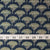 Precut 1 meter -Ajrakh Kantha Hand Block Printed Cotton Fabric