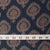 Precut 1 meter -Ajrakh Kantha Hand Block Printed Cotton Fabric