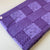 Purple Bagru HandBlock Printed Pure Cotton Fabric with abstract print