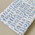 Blue and Off White Bagru HandBlock Printed Pure Cotton Fabric with abstract print