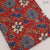 Red and Blue Bagru Hand Block Printed Cotton Fabric with floral print