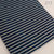 Blue and Off White Dabu Indigo Hand Block Printed Cotton Fabric with stripes print