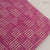 Pink and Off White Bagru Hand Block Printed Cotton Fabric with abstract print
