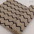 Black and Off White Dabu Bagru Hand Block Printed Cotton Fabric with zigzag print