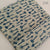 Blue and Off white Dabu Hand Block Printed Pure Cotton Fabric with key print
