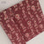 Brown Dabu Hand Block Printed Pure Cotton Fabric with Animal print