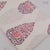 Pink and Purple Sanganeri Hand Block Printed Pure Cotton Fabric with floral print