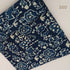 Dabu Indigo Hand Block Printed Pure Cotton Fabric