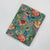 Blue and Red Sanganeri Hand Block Printed Cotton Fabric with floral print