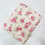 Pink and White Sanganeri Hand Block Printed Cotton Fabric with floral print