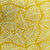 White and Yellow Sanganeri Hand Block Printed Pure Cotton Fabric with leaf print