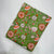 Green and Red Sanganeri Hand Block Printed Pure Cotton Fabric with floral  print