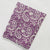 Purple and White Sanganeri Hand Block Printed Pure Cotton Fabric with floral and paisley print