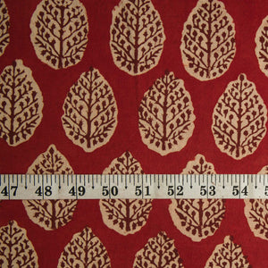 Bagru Hand Block Printed Cotton Fabric