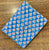 Blue and White Sanganeri Hand Block Printed Pure Cotton Fabric with floral print