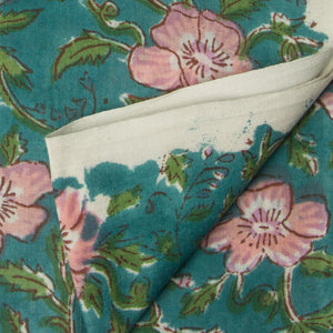 Sanganeri Hand Block Printed Cotton Fabric