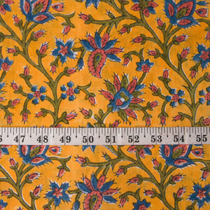 Sanganeri Hand Block Printed Cotton Fabric