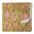 Green and pink Sanganeri Hand Block Printed Cotton Fabric with floral print