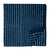 Blue and white Sanganeri Hand Block Printed Cotton Fabric with lines