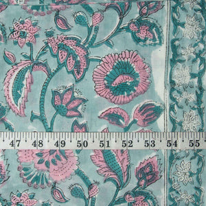 Sanganeri Hand Block Printed Cotton Fabric