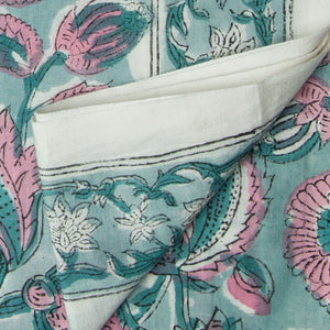 Sanganeri Hand Block Printed Cotton Fabric