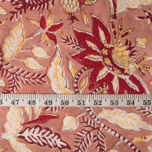 Sanganeri Hand Block Printed Cotton Fabric