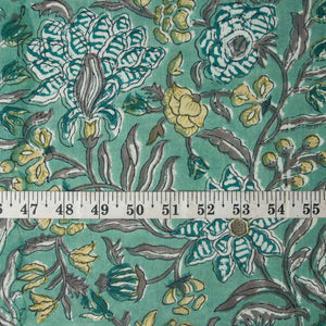 Sanganeri Hand Block Printed Cotton Fabric