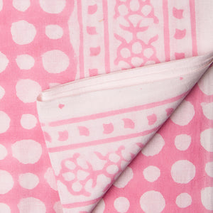 Sanganeri Hand Block Printed Cotton Fabric