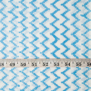 Precut 0.75 meters -Sanganeri Hand Block Printed Cotton Fabric