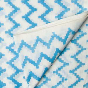 Precut 0.75 meters -Sanganeri Hand Block Printed Cotton Fabric