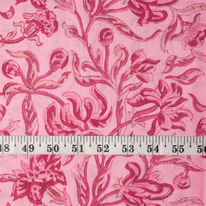 Sanganeri Hand Block Printed Cotton Fabric