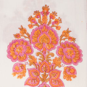 Sanganeri Hand Block Printed Cotton Fabric