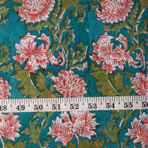 Sanganeri Hand Block Printed Cotton Fabric