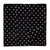 Black and White Sanganeri Hand Block Printed Cotton Fabric with dot design