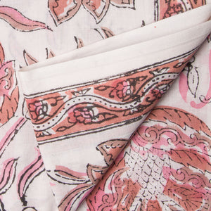Sanganeri Hand Block Printed Cotton Fabric