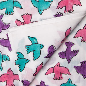 Sanganeri Hand Block Printed Cotton Fabric