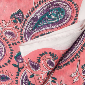 Precut 1 meter - Sanganeri Hand Block Printed Cotton Fabric
