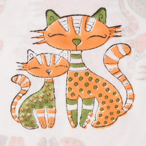 Precut 1 meter - Sanganeri Hand Block Printed Cotton Fabric