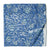 Blue and white Sanganeri Hand Block Printed Cotton Fabric with floral print