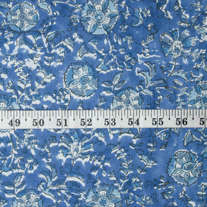 Sanganeri Hand Block Printed Cotton Fabric