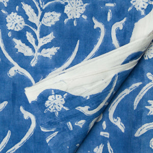 Precut 1 meter - Sanganeri Hand Block Printed Cotton Fabric