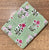 Green and White Sanganeri Hand Block Printed Pure Cotton Fabric with floral print