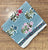 Blue and White Sanganeri Hand Block Printed Pure Cotton Fabric with floral print