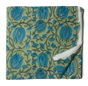 Precut 0.25 meter - Sanganeri Hand Block Printed Cotton Fabric